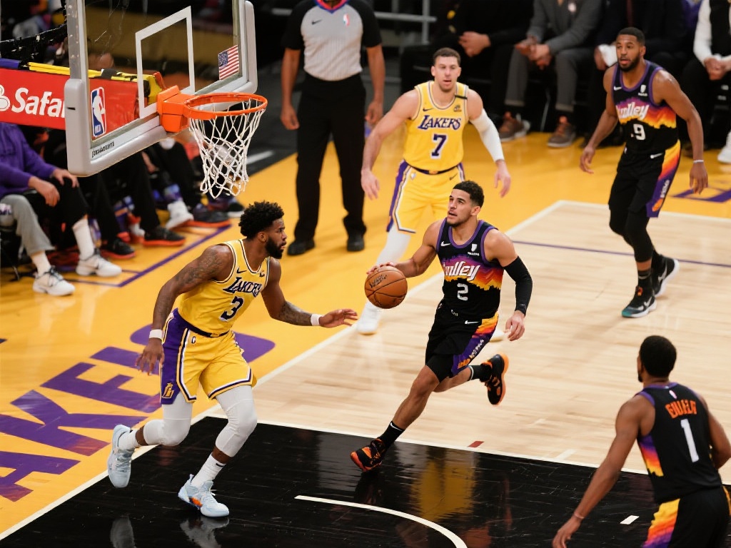 以最近对阵湖人队的比赛为例，太阳队在面对