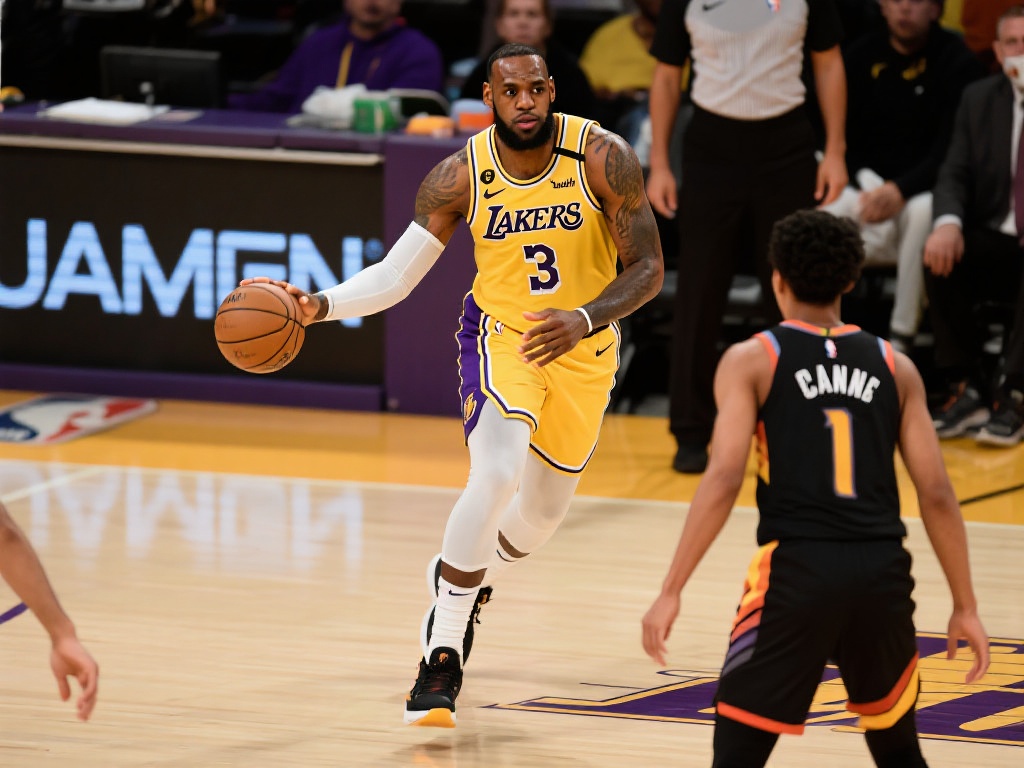 詹姆斯助攻八村垒三分命中,湖人三节战罢领先5分 勒布朗·詹姆斯作为湖人队的核心球员,他的