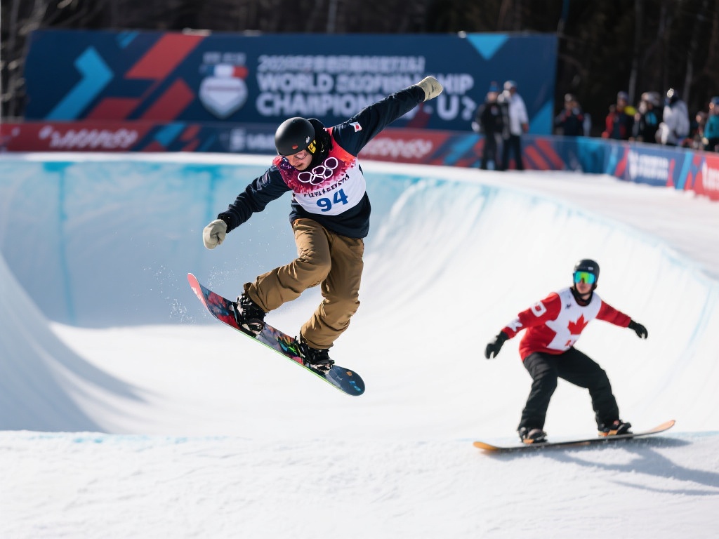在最近一届世界自由式滑雪锦标赛男子U型场