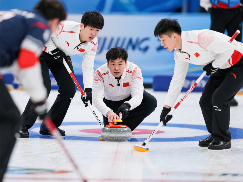 激烈对决!世界男子冰壶锦标赛中国迎战德国 在去年的某次国际赛事中,中国队面对情况类